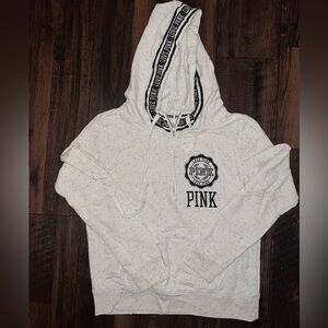Pink brand zip up sweatshirt